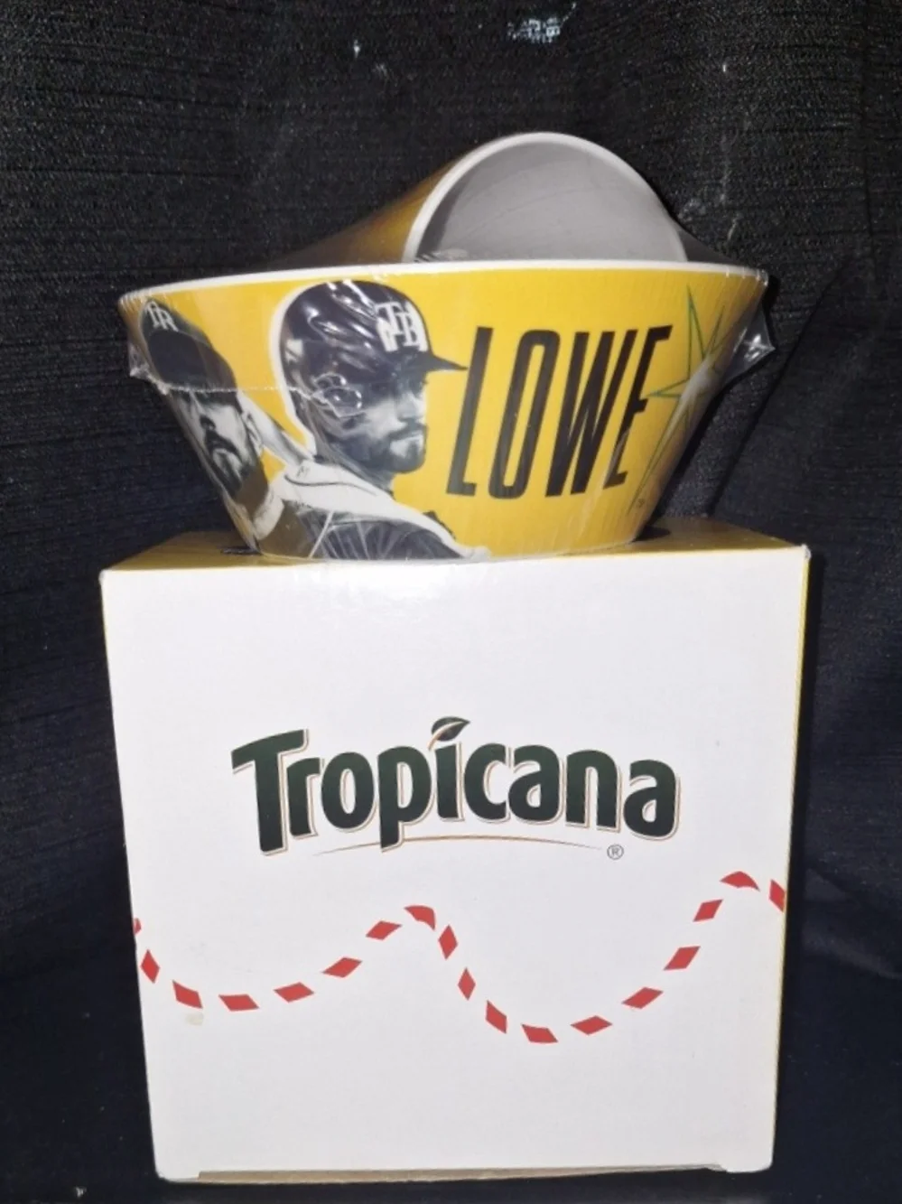 Bowl and Cup In Plastic and Box Tampa Bay Rays #Lowe